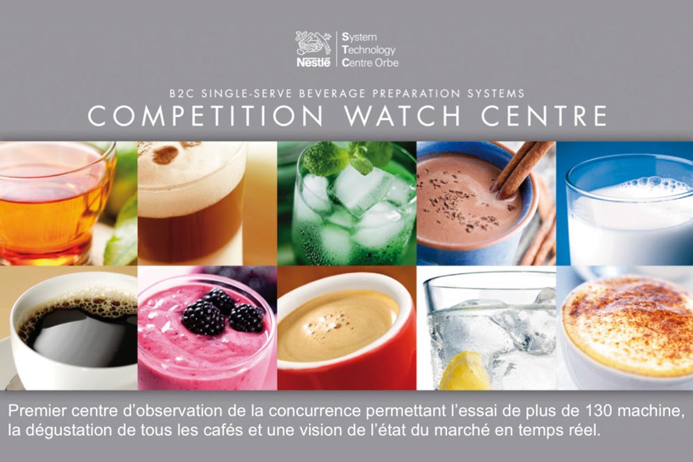 agence de graphic design - graphisme - graphiste - Nestlé Competition Watch Center