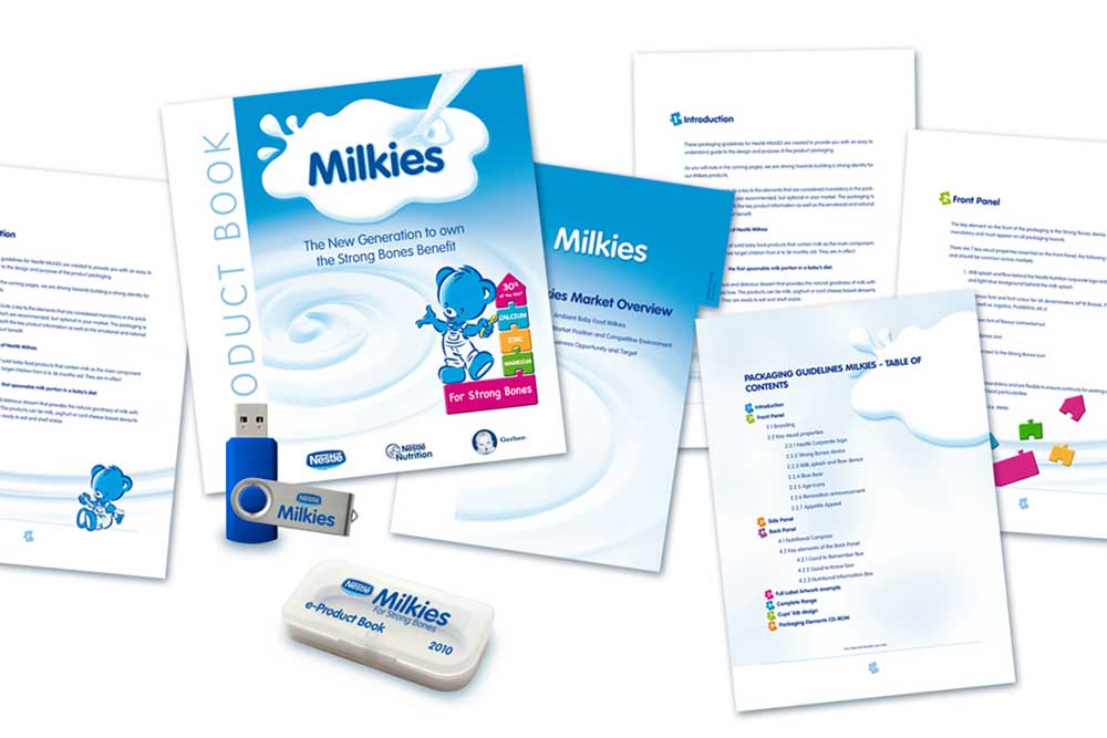 agence de graphic design - graphisme - graphiste - Nestlé Milkies